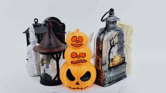 Halloween Ghost Festival Flashing Sound Lantern