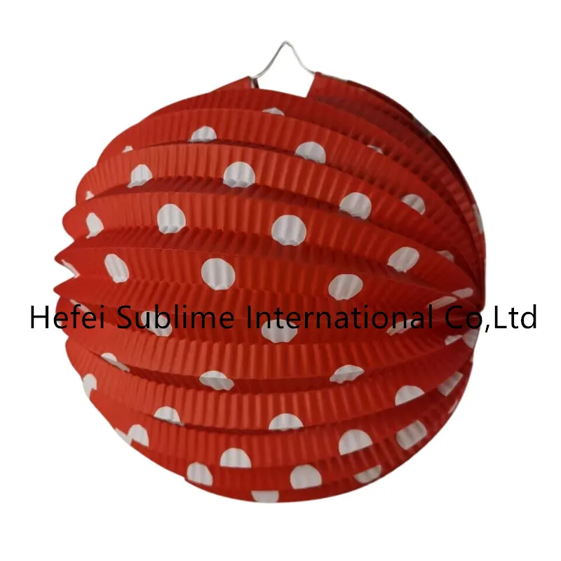 Festival Wedding Party Decoration Quality Chinese Supplier Watermelon Accordion Paper Lantern